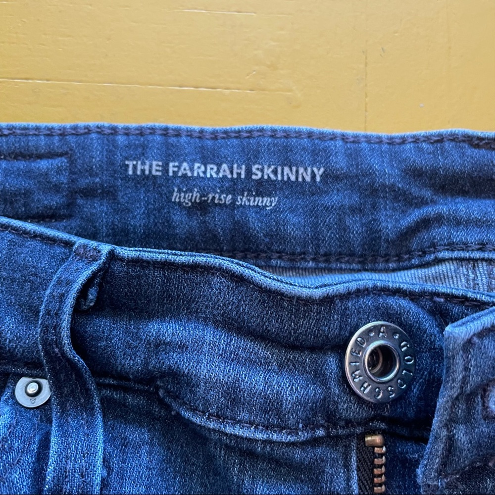 AG Adriano Goldschmied Farrah High Rise Skinny Jeans - 27R
